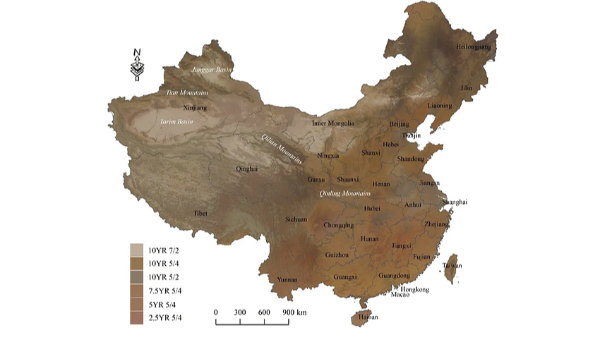 中國第一幅高精度土壤顏色地圖出爐，研究員是這樣了解土壤成分的